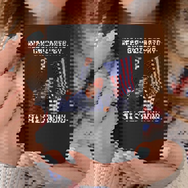 スティル・スタンディング・トランプ 2024 暗殺未遂 コーヒーマグ 面白い贈り物