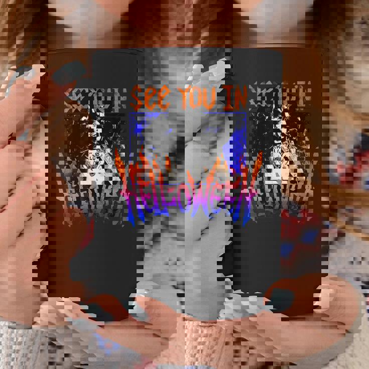 ストレンジャー・シングス ヘルファイア クラブ ハロウィン ロックンロール 楽しいパーティー コーヒーマグ 面白い贈り物