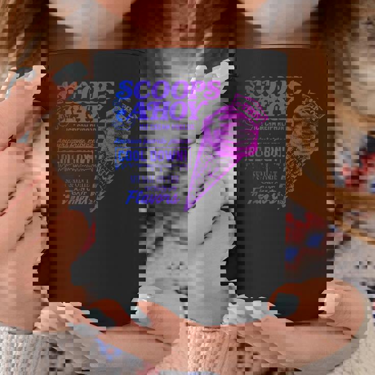 ストレンジャー・シングス ヴィンテージ スクープ アホイ アイスクリーム クールダウン ミーム コーヒーマグ 面白い贈り物