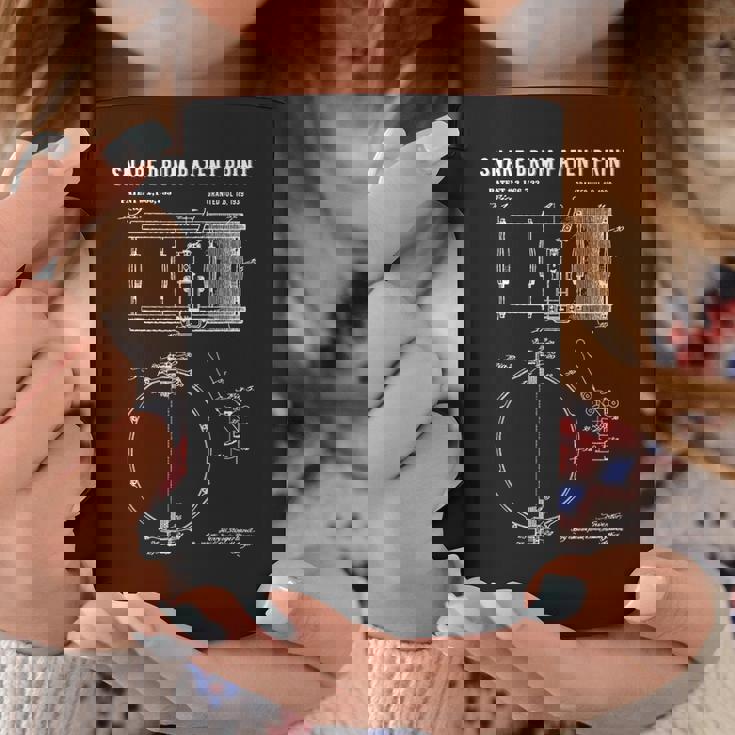 スネアドラム特許プリント 1939年 ビンテージ特許ミュージックアート コーヒーマグ 面白い贈り物