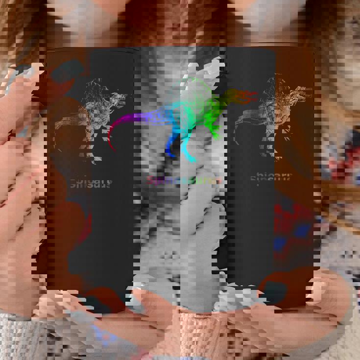 スピノサウルス 恐竜 レインボー スケルトン コーヒーマグ 面白い贈り物