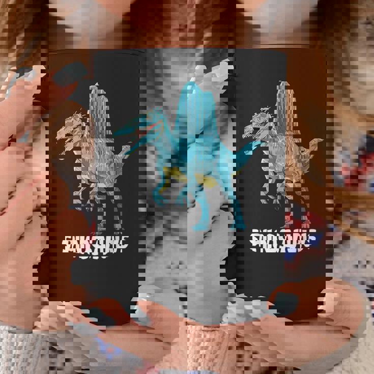 スピノサウルスの恐竜デザイン。 コーヒーマグ 面白い贈り物