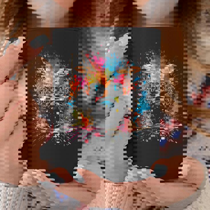 スプラッシュスタイルのドラムドラマードラムドラムのドラム コーヒーマグ 面白い贈り物