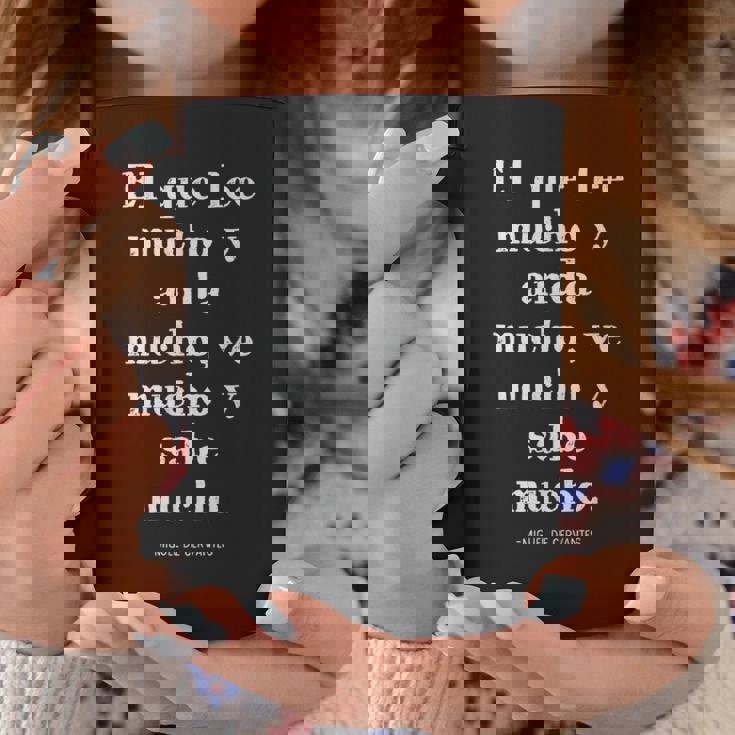 スペイン語 ドン・キホーテ 引用 ミゲル・デ・セルバンテス コーヒーマグ 面白い贈り物