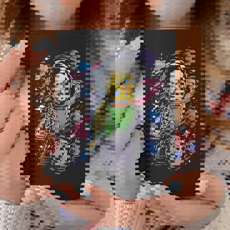 スペースセキセイインコ 宇宙飛行士セキセイインコ コーヒーマグ 面白い贈り物