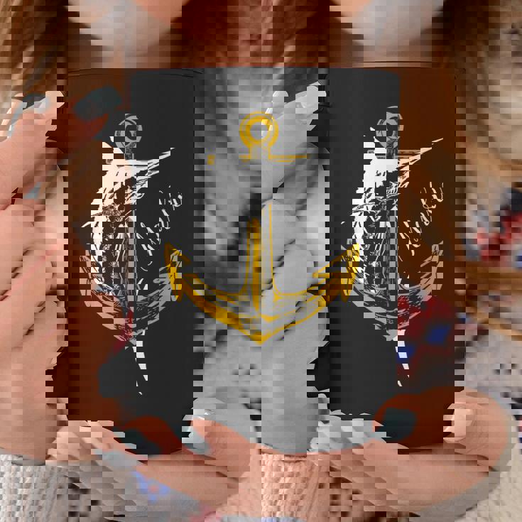 スポーツフィッシング カジキ メカジキ セイルフィッシュ アンカー付き コーヒーマグ 面白い贈り物