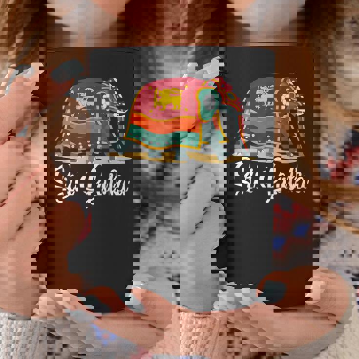 スリランカの国旗と友情 コーヒーマグ 面白い贈り物