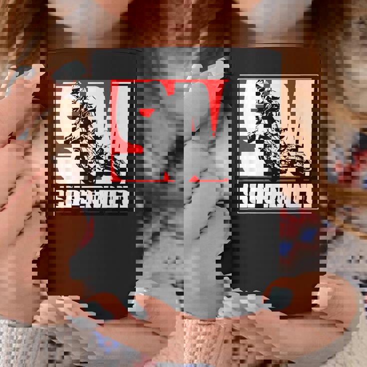 スーパーモトスーパーモタードエンデューロモトクロス コーヒーマグ 面白い贈り物