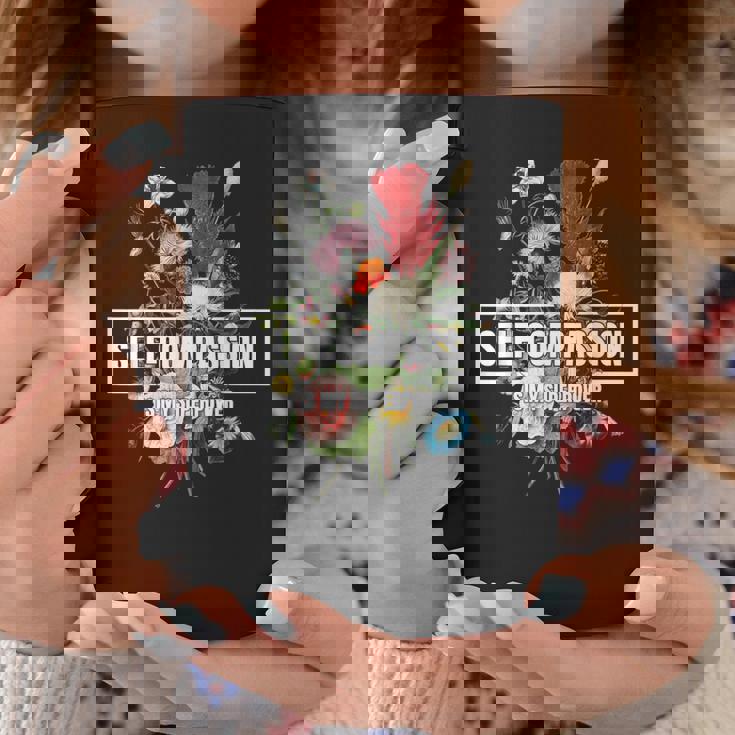 セルフコンパッションは私の超能力ですハイヤーセルフケア心理学 コーヒーマグ 面白い贈り物