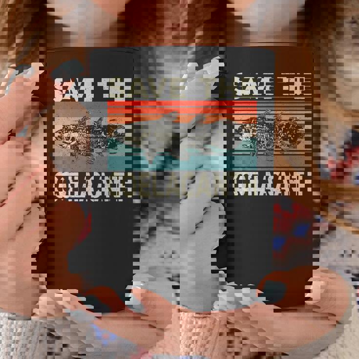 セーブ・ザ・シーラカンス。 コーヒーマグ 面白い贈り物