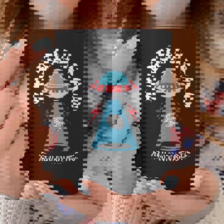 ゼブラヘッド脳侵略者面白いデザイン。 コーヒーマグ 面白い贈り物