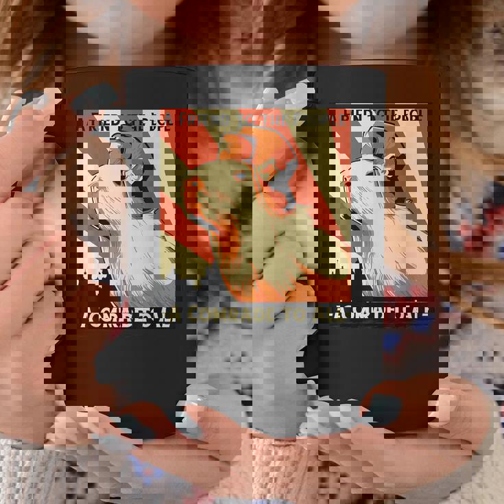 ソ連共産主義カピバラソビエト民衆への友 コーヒーマグ 面白い贈り物