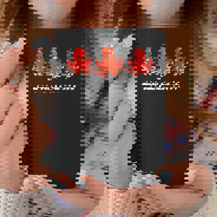 タコのウィンナー タコの食べ物のイラスト かわいい 面白い コーヒーマグ 面白い贈り物