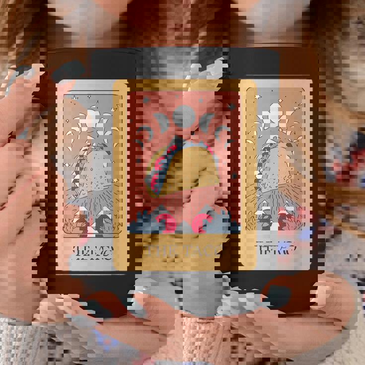 タコスタロット神秘的な星月面白い食通デザイン。 コーヒーマグ 面白い贈り物