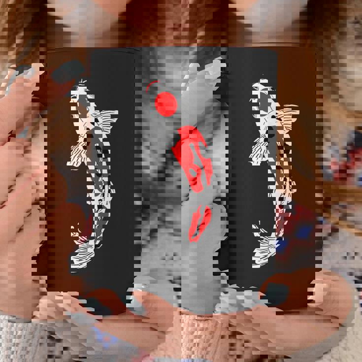 タンチョウサンケ 赤・白・黒鯉 コーヒーマグ 面白い贈り物