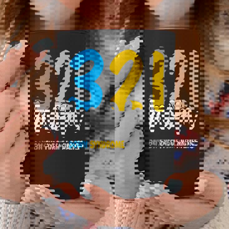 ダウン症啓発 誇り高きトリソミー 21ママダウン症 コーヒーマグ 面白い贈り物