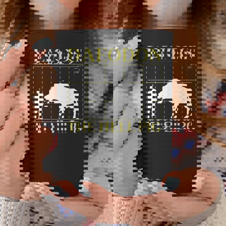 ダエオドン 地獄の豚 先史時代の絶滅した豚 コーヒーマグ 面白い贈り物