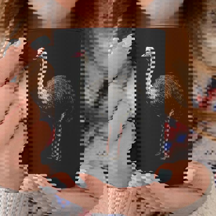 ダチョウ 動物 モチーフ イラスト ダチョウ コーヒーマグ 面白い贈り物