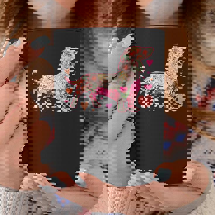 ダックスフントの解体新書 ミニチュアダックス 犬の飼い主 ダックス飼い おもしろ 愛犬家 犬 ダックスフント コーヒーマグ 面白い贈り物