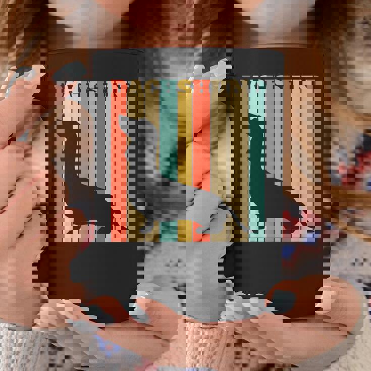 ダックスフンドのギフトレトロなスタイル コーヒーマグ 面白い贈り物