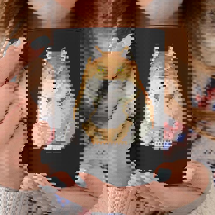 チベットスナギツネ ドット絵 ピクセルアート 虚無 ゲーム レトロゲーム ミーム コーヒーマグ 面白い贈り物