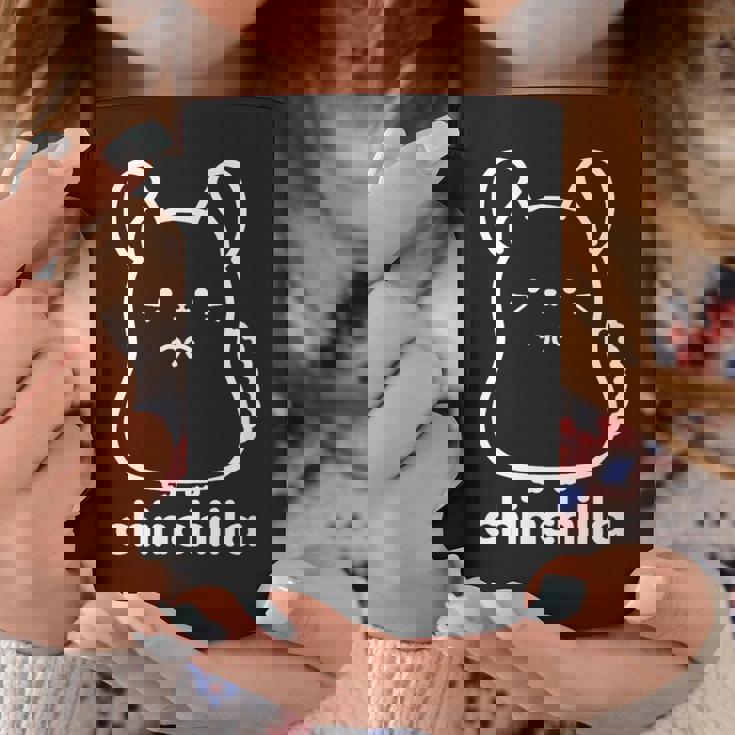 チンチラ 小動物 かわいい ペット好き ギフト 動物 イラスト キッズ 子ども コーヒーマグ 面白い贈り物