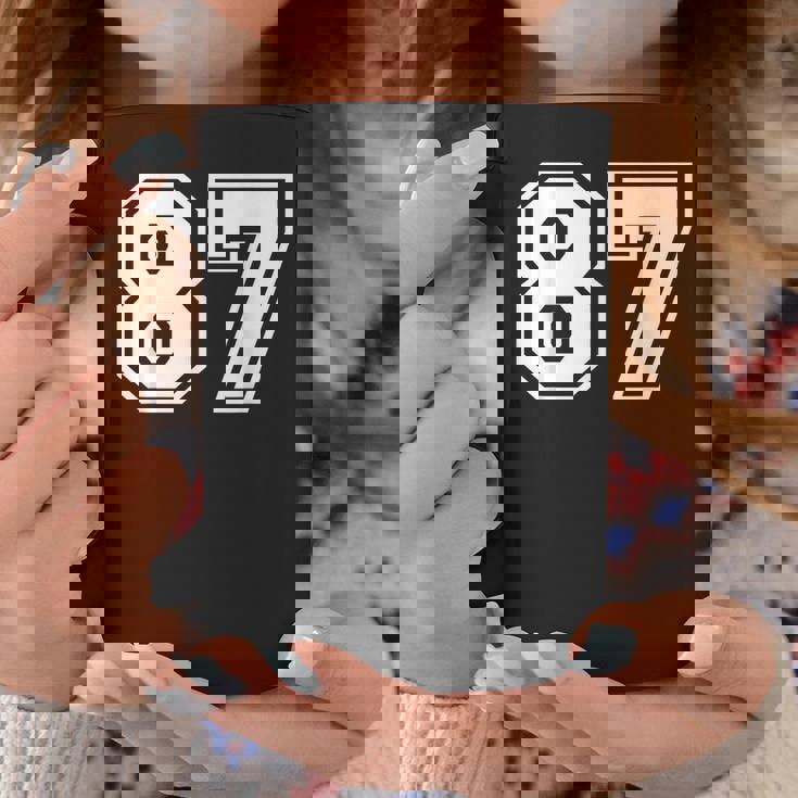 チームジャージーナンバー87 スポーツギフト コーヒーマグ 面白い贈り物