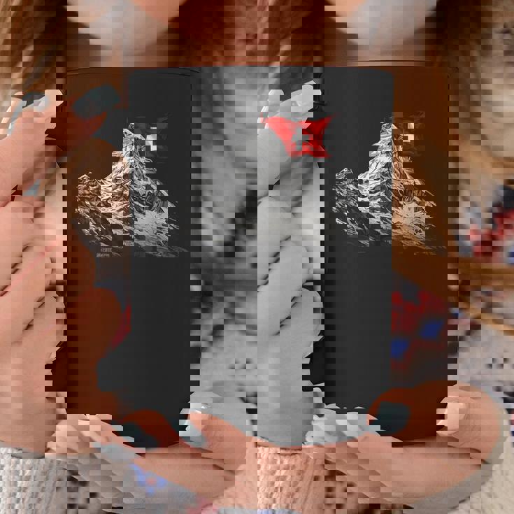 ツェルマットのマッターホルン スイス アルプス山脈 コーヒーマグ 面白い贈り物