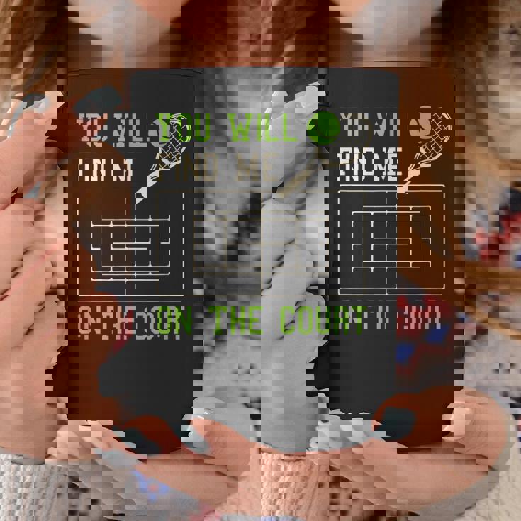 テニスコート テニスプレーヤー おもしろ名言集 コーヒーマグ 面白い贈り物