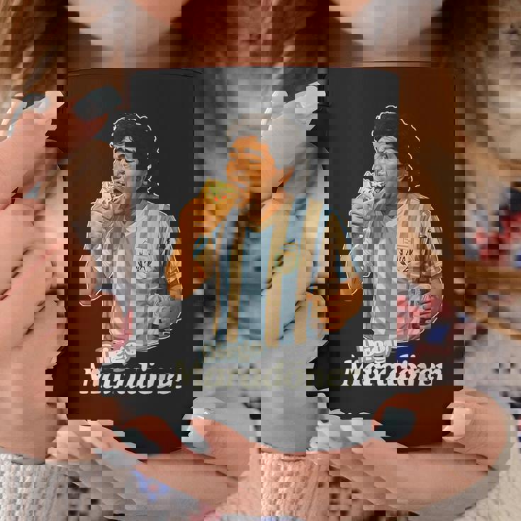 ディエゴ・マラドーナー X デリシャス ドニ ミーム ドナー ケバブ好き コーヒーマグ 面白い贈り物