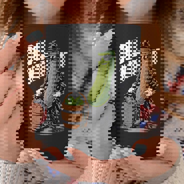 ディル ウィズ イット ピクルス キュウリ ピクルス おもしろピクルス コーヒーマグ 面白い贈り物