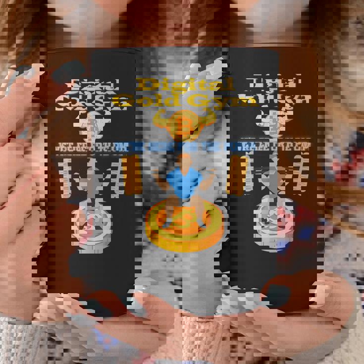 デジタルゴールドジム エクササイズ ビットコインギア クリプトジムウェア コーヒーマグ 面白い贈り物