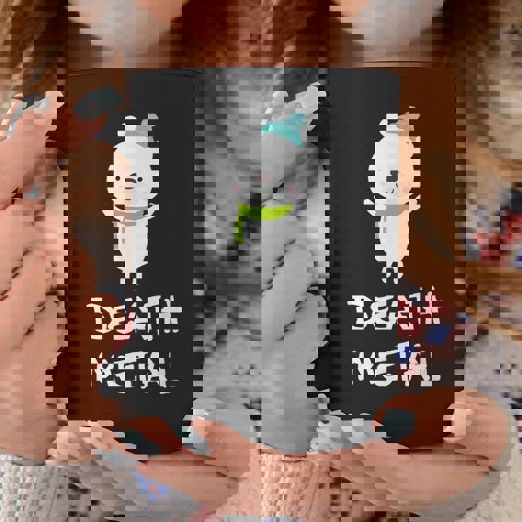 デスメタル ホッキョクグマ Cute Polar Bear Metalhead Death Metal コーヒーマグ 面白い贈り物