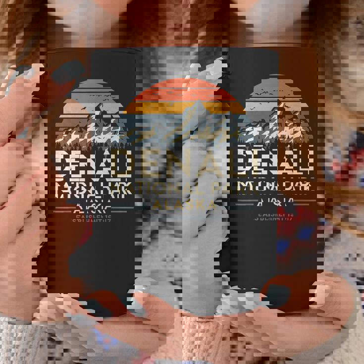 デナリ国立公園 アラスカ ハイキング キャンプ 山 お土産 コーヒーマグ 面白い贈り物