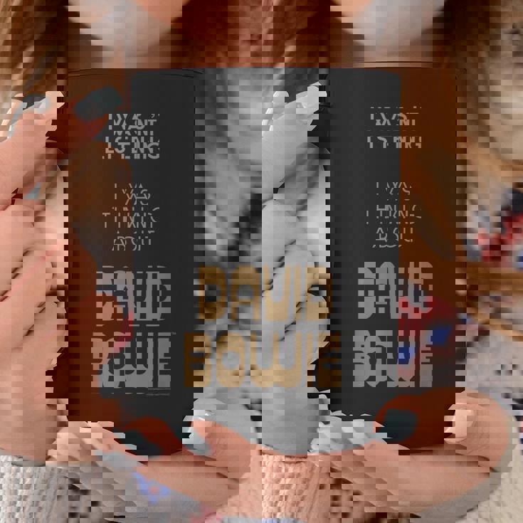 デヴィッド・ボウイ 聞いていなかった ボウイのことを考えていた コーヒーマグ 面白い贈り物