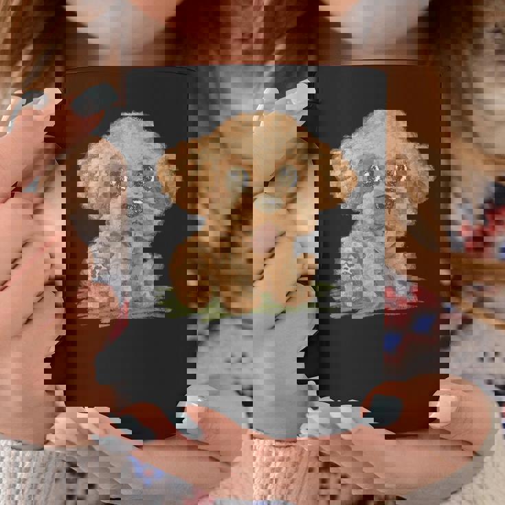 トイプードル かわいい いぬ 子犬 ペット おもしろ 動物 イラスト コーヒーマグ 面白い贈り物