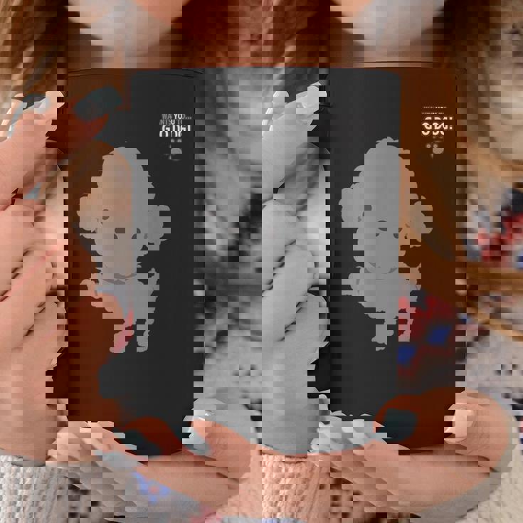 トイプードルシリーズ「シルバー（グレー）」 コーヒーマグ 面白い贈り物