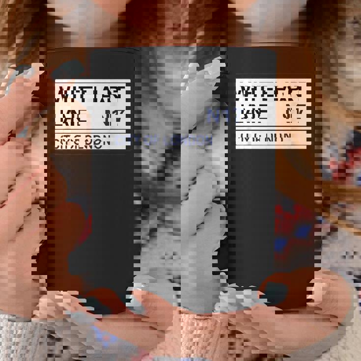 トッテナム フットボールチーム ホワイト ハートレーン ストリートサイン コーヒーマグ 面白い贈り物