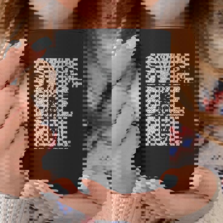 トライアスロン 水泳 バイク ラン トライアスロン コーヒーマグ 面白い贈り物