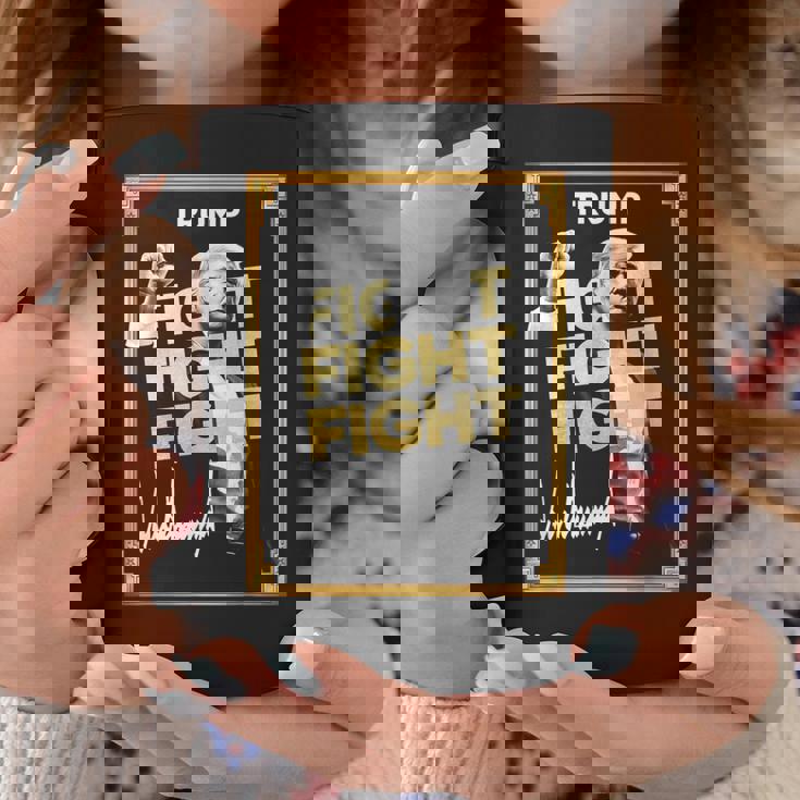 トランプミームコイン、トランプクリプトミーム、ファイトファイトトランプ。 コーヒーマグ 面白い贈り物