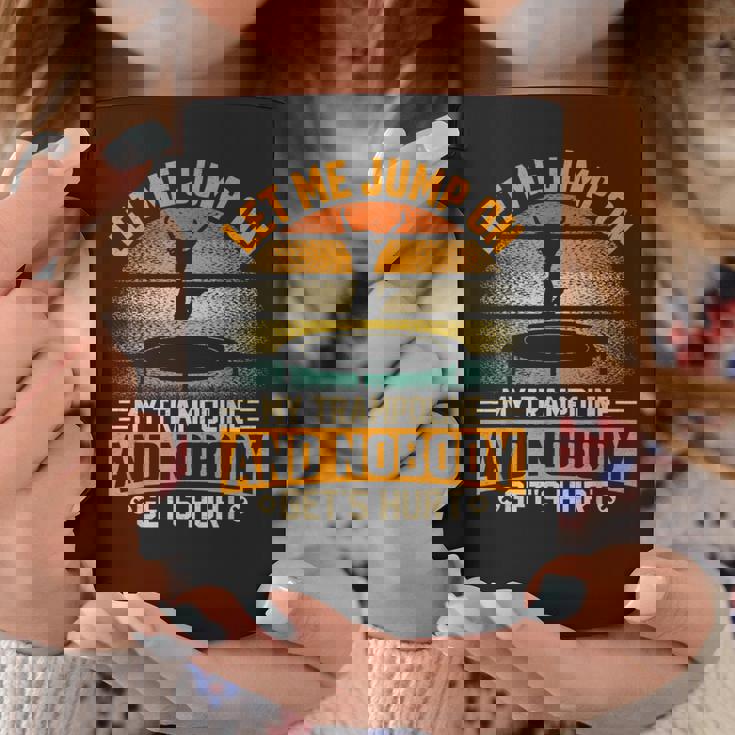 トランポリン ジャンプ トランポリン体操 コーヒーマグ 面白い贈り物