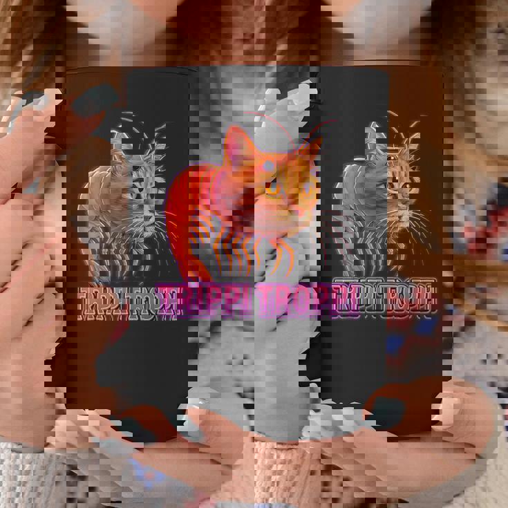 トリッピ・トロッピ-イタリアン・ブレインロット・ミーム コーヒーマグ 面白い贈り物