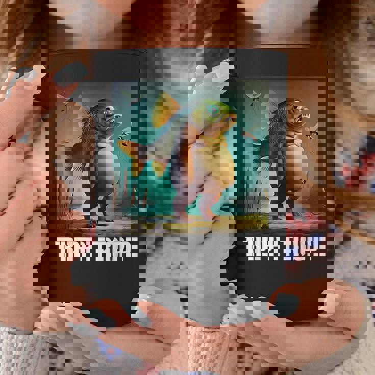 トリッピ・トロッピ-イタリアン・ブレインロット・ミーム コーヒーマグ 面白い贈り物