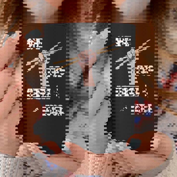 ドラマー ギフト 楽器 メンズ ドラムスティック用 コーヒーマグ 面白い贈り物