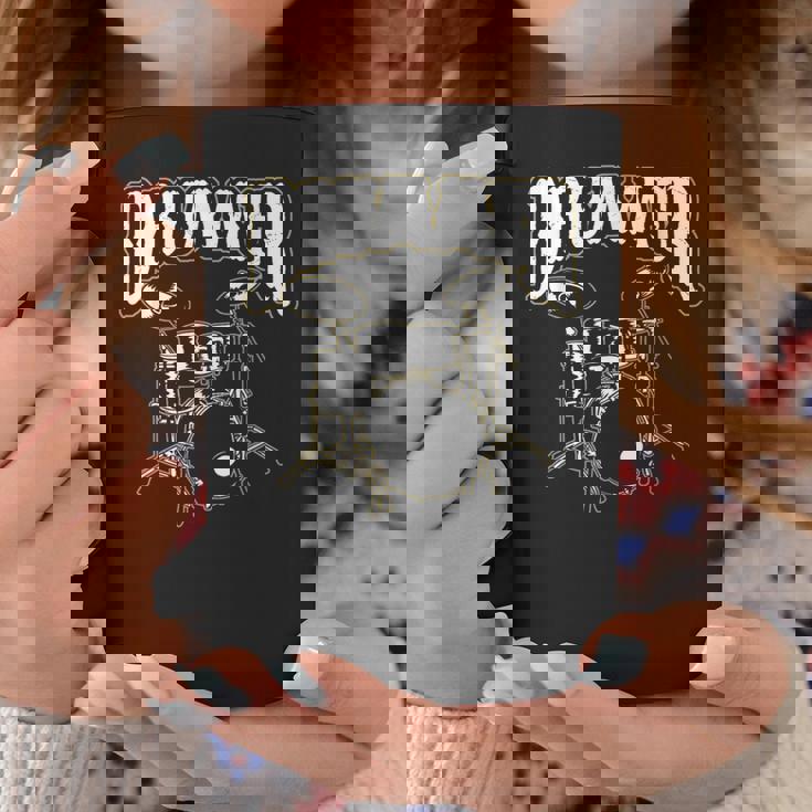 ドラマー、ティードラム、ドラムプレーヤーへのギフトに。 コーヒーマグ 面白い贈り物