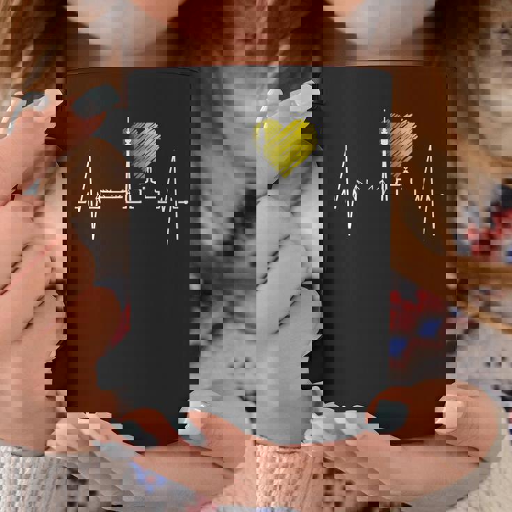 ドルトムント スカイライン ハートビート ルールポット ドイツ アイラブドルトムント I Love Dortmund コーヒーマグ 面白い贈り物