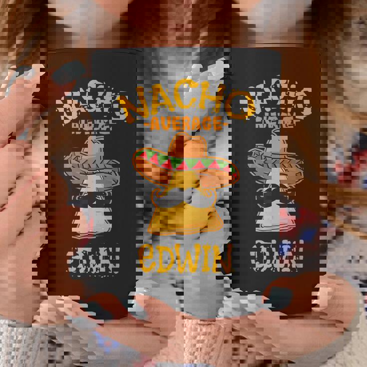 ナチョ平均 エドウィン 名前入り 面白いタコス コーヒーマグ 面白い贈り物