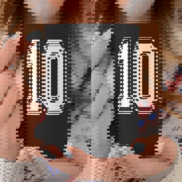 ナンバー10 誕生日ギフト スポーツ選手 チーム番号入りジャージ コーヒーマグ 面白い贈り物