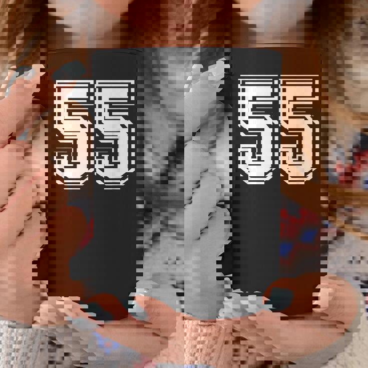 ナンバー55 スポーツジャージ ラッキーお気に入り番号 コーヒーマグ 面白い贈り物