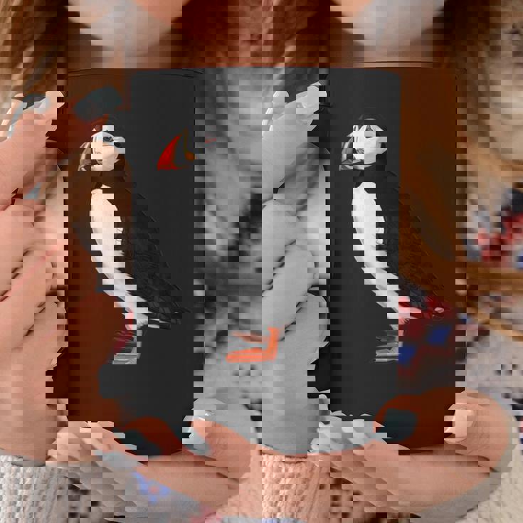 ニシツノメドリ 鳥 動物 図 バードウォッチング 贈り物 鳥類学者 生物学者 自然科学 コーヒーマグ 面白い贈り物